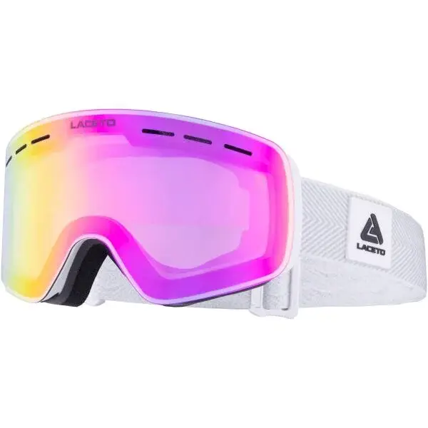 Laceto ARCTIC FOTO Fotochromatické lyžiarske okuliare, biela, veľkosť