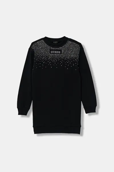 Dětské bavlněné šaty Guess