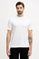 Bavlněné tričko Tommy Hilfiger pánské, bílá barva, MW0MW41860