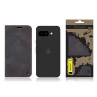 Flipové pouzdro Tactical Xproof pro Google Pixel 9a, černá