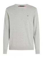 TOMMY HILFIGER Sveter 'Essential'  svetlosivá