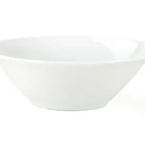 Miska Larry 15 cm, bílá