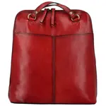 Dámsky kožený kabelko/batoh vínový - Katana Reweka
