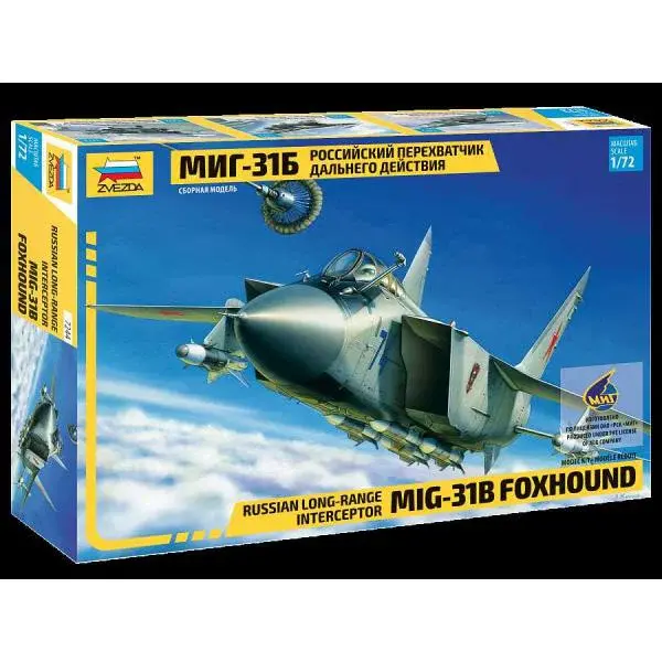 Model Kit letadlo 7244 - MIG-31B Foxhound (re-release) (1:72)
