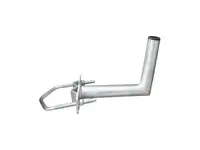 Anténní držák 25cm na stožár s vinklem, rozteč třmenu 120mm, trubka 42/2mm, výška 16cm