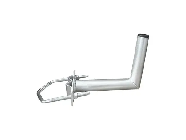 Anténní držák 25cm na stožár s vinklem, rozteč třmenu 120mm, trubka 42/2mm, výška 16cm