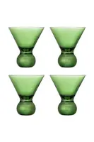 Sada koktejlových sklenic Bloomingville Corliss 165 ml 4-pack průhledná barva