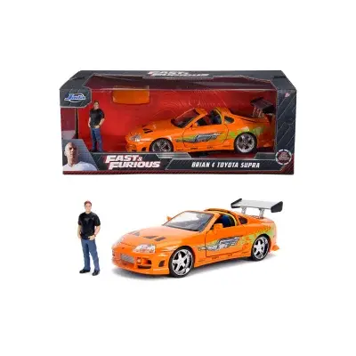 Rychle a zběsile auto 1995 Toyota Supra 1:24 + figurka Brian O’Conner