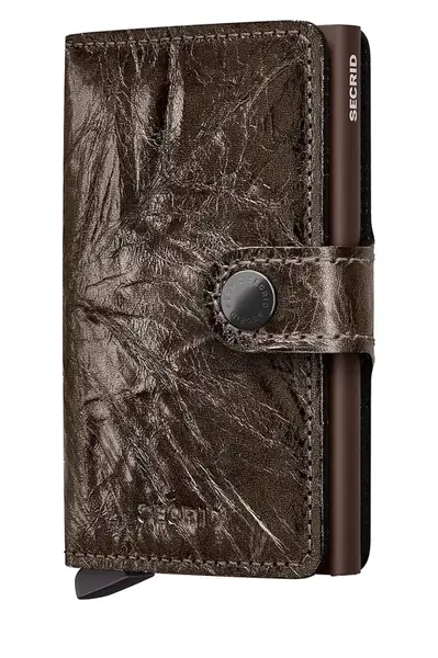 Kožená peněženka Secrid CRUNCH zlatá barva, MCr-Gold