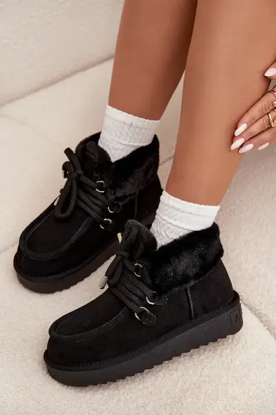 Dámské sněhule z přírodní semiš D.Franklin