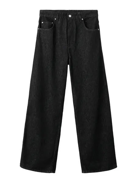 MANGO Džínsy 'VALENTIN'  čierny denim