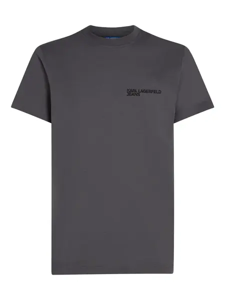 KARL LAGERFELD JEANS Tričko  tmavosivá / čierna