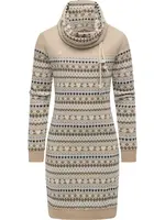 Ragwear Šaty 'Chlloe'  béžová / čierna / šedobiela