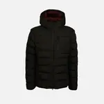 Black Men's Quilted Jacket Geox Snake - Mens