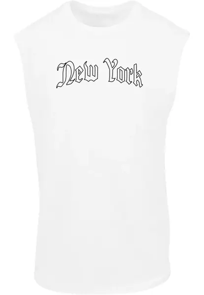 Men's tank top New York white