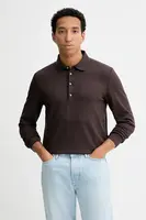 Tričko s dlouhým rukávem s příměsí vlny Calvin Klein