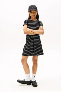 Tommy Hilfiger Dětské šaty s bavlnou Tommy Hilfiger