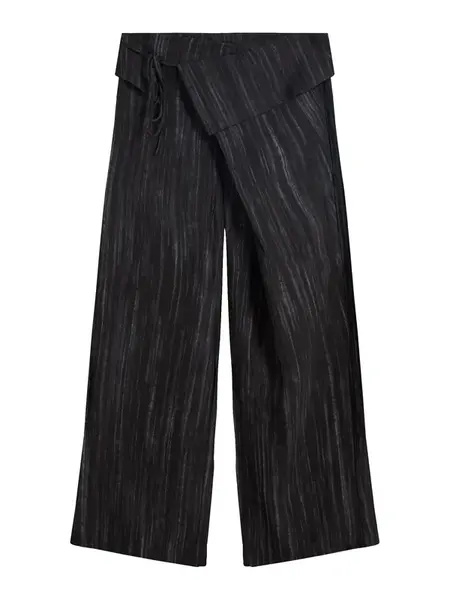 Bershka Nohavice  tmavosivá / čierna