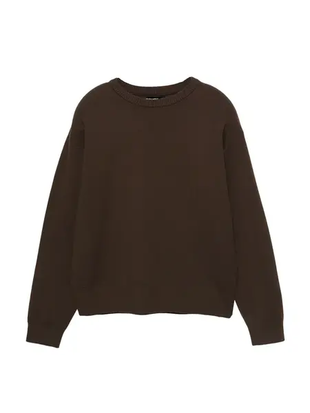 Pull&Bear Sveter  čokoládová