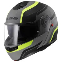 Výklopná přilba LS2 FF908 Strobe II MONZA Matt Black H-V Yellow XL (61-62)
