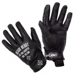 Letní kožené moto rukavice W-TEC Black Heart Darios černá XXL