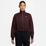 Nike Sportswear Phoenix Fleece Womens 1/4-Zip Cropped Sweatshirt M