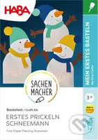 Kreatívna sada Prvé prepichovanie papiera Snehuliak