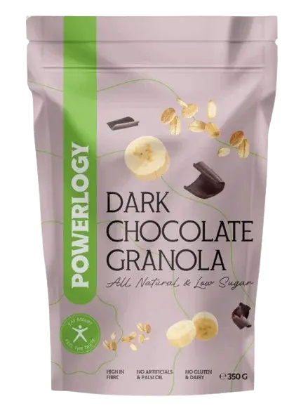 POWERLOGY Granola Dark Chocolate 350 g