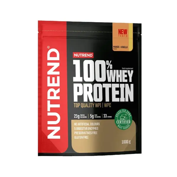 Nutrend 100% Whey Protein mango + vanilka 1000 g