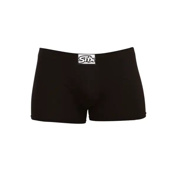 Styx Pánské boxerky klasická guma černé (Q960) L