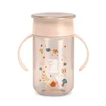 Suavinex Wonderland 360 Láhev na učení 340 ml 1 ks růžová