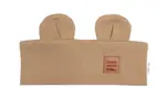 Baby Nellys Čelenka Teddy s oušky pro děti Hand Made - hnědá, béžová, 1-3 roky