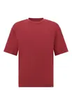 Boggi Milano Tričko 'Pima'  burgundská