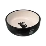 MAGIC CAT Miska keramická černá/bílá 13,4x4 cm 170 ml