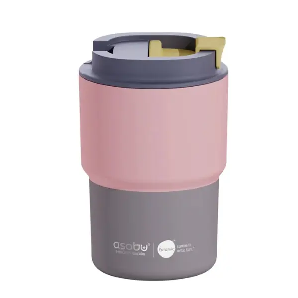 ASOBU MINI PICK-UP cestovní termohrnek PASTEL PEACH/ORANGE 350ml Cestovní termohrnek