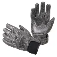 Kožené moto rukavice W-TEC Whacker šedá M