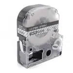 Epson LK-2TBN, ST6KW, C53S652004, 6mm x 9m, černý tisk / průhledný podklad, kompatibilní páska