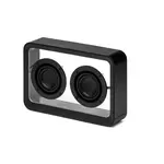 Průhledný bezdrátový reproduktor Mage, černý - Gingko