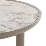 Odkládací stolek K-TOP Ø 105, více variant - Kartell Barva: Přírodní tundra / Šedá
