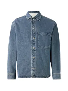 JACK & JONES Prechodná bunda 'James'  modrá denim