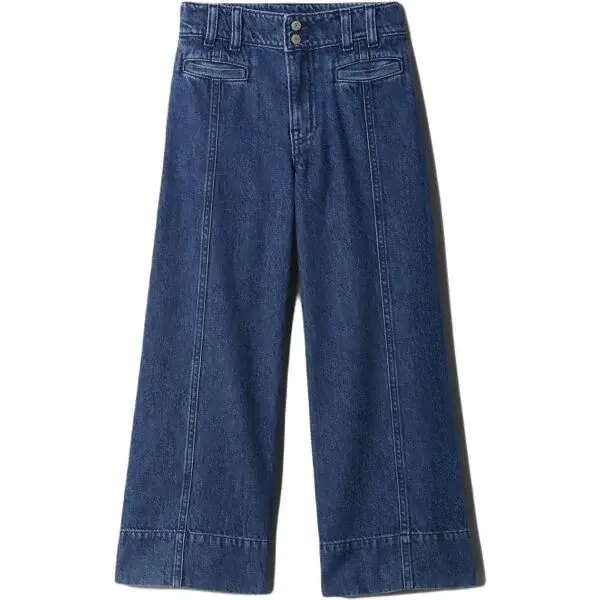 GAP HIGH STRIDE ANKLE Dievčenské džínsy, tmavo modrá, veľkosť 6Y