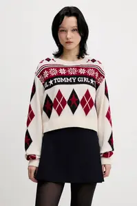 Tommy Jeans Vlněný svetr Tommy Jeans