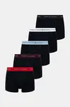 Boxerky Tommy Hilfiger 5-pack pánské, tmavomodrá barva, UM0UM03061