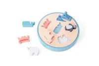 Drevené obrysové puzzle