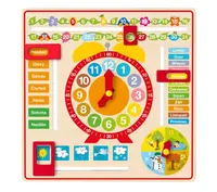 Viacúčelový kalendár s hodinami CZ