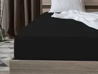 Jersey prostěradlo černé 90 x 200 cm