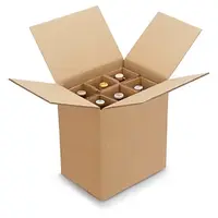 20 x Přepravní krabice pro láhve od 0,33 l do 0,5 l  6 lahví