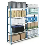 Přídavný ocelový regál 400 mm