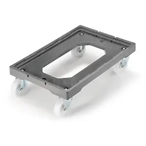 Červený vozík na tašky