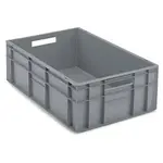 Stohovatelná europřepravka 600 x 400 x 200 mm, šedá, objem 40l, nosnost 15kg  | RAJA